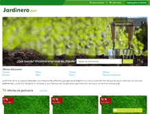 Tablet Screenshot of jardinero.net